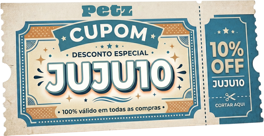 Cupom Petz JUJU10 — como conseguir até 15% de desconto