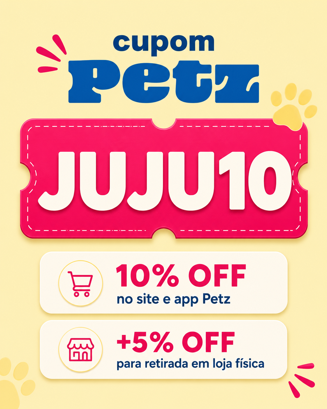 Cupom Petz JUJU10 descontos para Simparic farmacia pet e compras no site ou app Petz