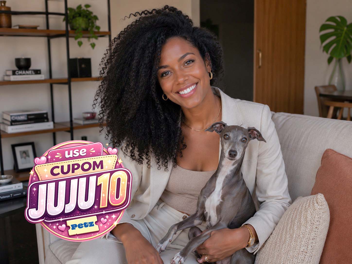 Milena, compradora Petz — cupom JUJU10